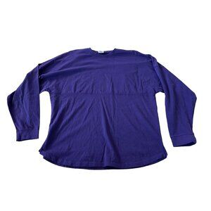 Pressbox Mens Long Sleeve T Shirt Purple Size Large Pullover‎ Round Hem NEW
